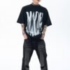 Custom Abstract Letter Graphic Streetwear T-Shirt - Style 97E0AD - product detail view 2 Custom Abstract Letter Graphic Streetwear T-Shirt - Style 97E0AD - product detail view 2