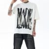 Custom Abstract Letter Graphic Streetwear T-Shirt - Style 97E0AD - product detail view 5 Custom Abstract Letter Graphic Streetwear T-Shirt - Style 97E0AD - product detail view 5