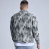 Custom Abstract Print Denim Trucker Jacket - Style 4FDBC0 - product detail view 7 Custom Abstract Print Denim Trucker Jacket - Style 4FDBC0 - product detail view 7