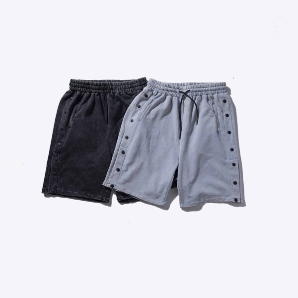 Custom Acid Wash Drawcord Jersey Shorts - Style 6805B9 - product detail view 6 Custom Acid Wash Drawcord Jersey Shorts - Style 6805B9 - product detail view 6