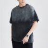 Custom 230 GSM Acid-Wash Gradient Oversized T-Shirt | VW-FF8B - Style FF8B7C - product detail view 2