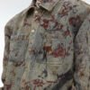 Custom Acid-Wash Graphic Denim Jacket - Style 1FCE99 - product detail view 4 Custom Acid-Wash Graphic Denim Jacket - Style 1FCE99 - product detail view 4