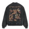 Custom Vintage Acid-Wash Graphic Pullover Hoodie - Style C48EDE - product detail view 3