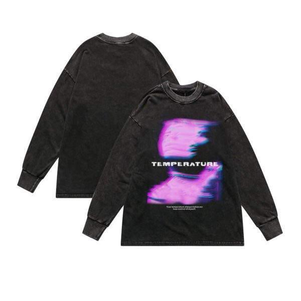 Custom Acid Wash Graphic Crewneck Sweatshirt - AC985B36FFD25C17 - Style AC985B - product detail view 4 Custom Acid Wash Graphic Crewneck Sweatshirt - AC985B36FFD25C17 - Style AC985B - product detail view 4
