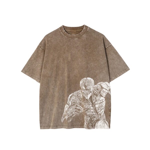 Custom Acid-Wash Graphic Oversized T-Shirt - Style 2BC258 - product detail view 5 Custom Acid-Wash Graphic Oversized T-Shirt - Style 2BC258 - product detail view 5