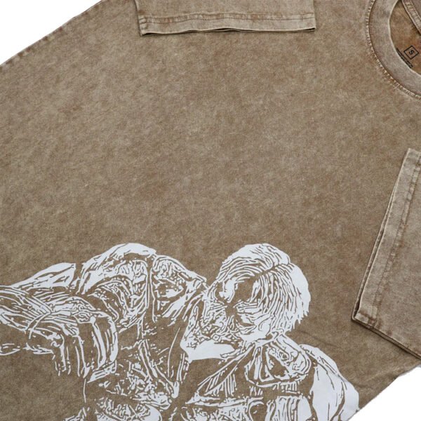 Custom Acid-Wash Graphic Oversized T-Shirt - Style 2BC258 - product detail view 6 Custom Acid-Wash Graphic Oversized T-Shirt - Style 2BC258 - product detail view 6