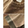 Custom Acid-Wash Oversized Blank Crewneck T-Shirt - Style 18F3CE - product detail view 6