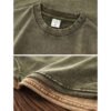 Custom Acid-Wash Oversized Blank Crewneck T-Shirt - Style 18F3CE - product detail view 7