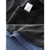 Custom Acid-Wash Oversized Blank Crewneck T-Shirt - Style 18F3CE - product detail view 9