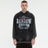 Custom Acid Wash Oversized Graphic Pullover Hoodie - Style 6371B6 - product detail view 3
