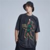 Custom Acid-Wash Skeleton Graphic Oversized T-Shirt - Style A305BA - product detail view 4 Custom Acid-Wash Skeleton Graphic Oversized T-Shirt - Style A305BA - product detail view 4