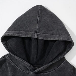 Custom Acid-Wash Oversized Pullover Hoodie - Style 2ED5DF