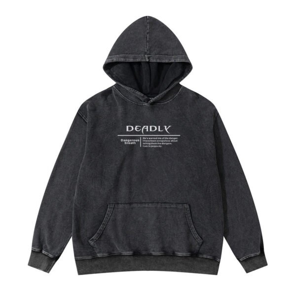Custom Acid-Wash Oversized Pullover Hoodie - Style 2ED5DF - product detail view 2 Custom Acid-Wash Oversized Pullover Hoodie - Style 2ED5DF - product detail view 2