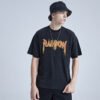 Custom Acid-Wash Oversized Logo T-Shirt - Style BF0536 - product detail view 2 Custom Acid-Wash Oversized Logo T-Shirt - Style BF0536 - product detail view 2