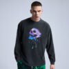 Custom Acid-Wash Oversized Graphic Sweatshirt | VW-8CEE1A - Style 8CEE1A - product detail view 2