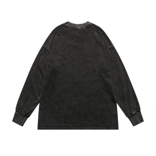 Custom Acid-Wash Oversized Graphic Sweatshirt | VW-8CEE1A - Style 8CEE1A - product detail view 6