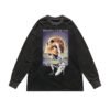 Custom Acid-Wash Oversized Crewneck Sweatshirt - Style C10091 - product detail view 2 Custom Acid-Wash Oversized Crewneck Sweatshirt - Style C10091 - product detail view 2