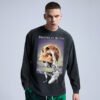 Custom Acid-Wash Oversized Crewneck Sweatshirt - Style C10091 - product detail view 4 Custom Acid-Wash Oversized Crewneck Sweatshirt - Style C10091 - product detail view 4