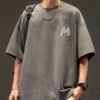 Custom Acid-Wash Oversized Graphic T-Shirt | VW-C36E - Style C36E7F - product detail view 3