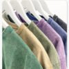 Custom Acid Wash 230 GSM Oversized Cotton T-Shirt NY0023 - Style 9F706B - product detail view 4