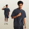 Custom Acid-Wash Relaxed Streetwear Shorts VW-B45554 - Style B45554 - product detail view 3