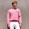 Custom Pink Acid Wash Rhinestone Sweatshirt - Style 352548 - product detail view 2 Custom Pink Acid Wash Rhinestone Sweatshirt - Style 352548 - product detail view 2