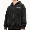Custom Acid Wash Rhinestone Zip Hoodie - Style 8DB321 - product detail view 3 Custom Acid Wash Rhinestone Zip Hoodie - Style 8DB321 - product detail view 3