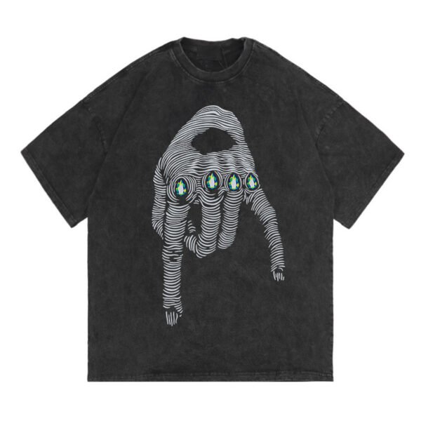 Custom Acid-Wash Screen Print T-Shirt - Style AF1EC1 - product detail view 4 Custom Acid-Wash Screen Print T-Shirt - Style AF1EC1 - product detail view 4