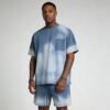 Custom Acid-Wash Spray-Dye Loose-Fit Tracksuit - Style 4BCAF4 - product detail view 5