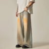Custom Acid-Wash Wide-Leg Denim Jeans | 46D31E - Style 46D31E - product detail view 2