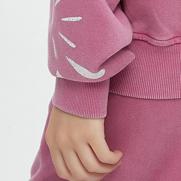 Custom Acid-Wash Zip Hoodie Tracksuit VW-38A5E5 - Style 38A5E5 - product detail view 5