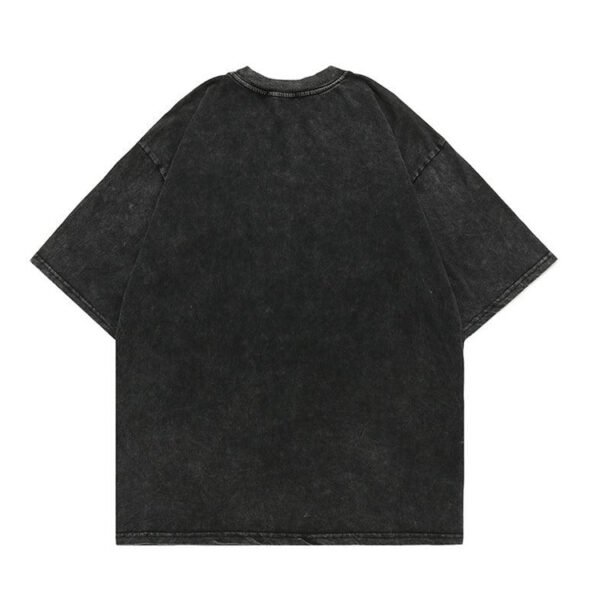 Custom Acid Washed Heavyweight Printed Streetwear T-Shirt - Style 886BC6 - product detail view 2 Custom Acid Washed Heavyweight Printed Streetwear T-Shirt - Style 886BC6 - product detail view 2