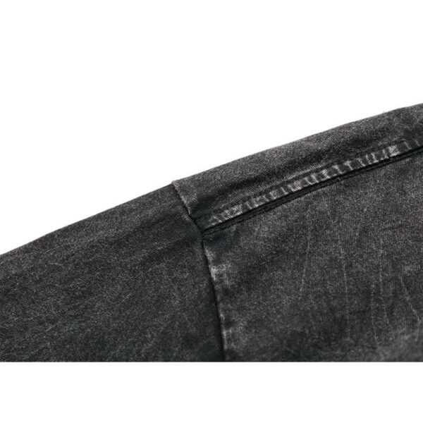 Custom Acid Washed Heavyweight Printed Streetwear T-Shirt - Style 886BC6 - product detail view 9 Custom Acid Washed Heavyweight Printed Streetwear T-Shirt - Style 886BC6 - product detail view 9