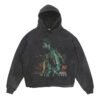 Custom Acid-Washed Oversized Graphic Pullover Hoodie - Style 39DA2C - product detail view 4