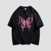 Custom Acid-Washed Oversized Graphic T-Shirt - Style 7AB8FF - product detail view 7