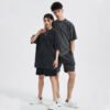 Custom Acid-Washed Oversized Unisex T-Shirt 8040200 - Style 1C7D9D - product detail view 2