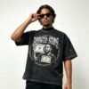 Custom Acid-Washed Rhinestone Graphic T-Shirt - Style 47C863 - product detail view 3 Custom Acid-Washed Rhinestone Graphic T-Shirt - Style 47C863 - product detail view 3