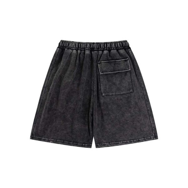 Custom Acid-Washed Relaxed Streetwear Shorts - Style 1E8770 - product detail view 3 Custom Acid-Washed Relaxed Streetwear Shorts - Style 1E8770 - product detail view 3
