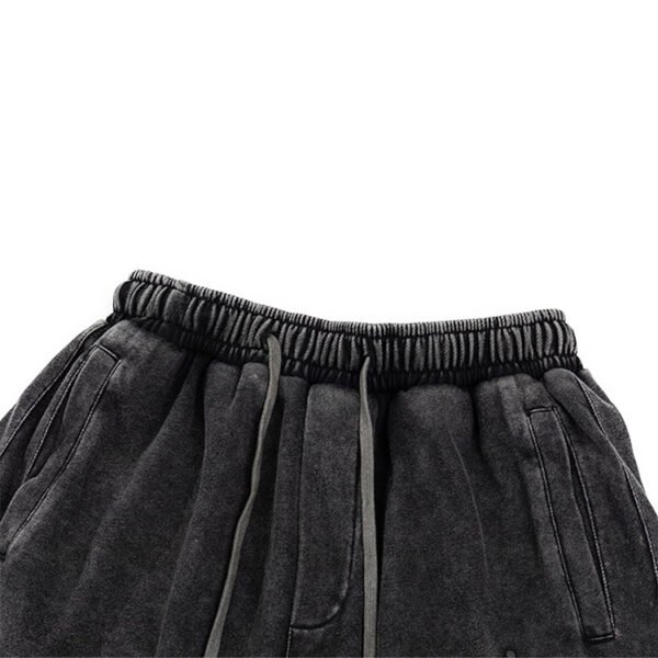 Custom Acid-Washed Relaxed Streetwear Shorts - Style 1E8770 - product detail view 5 Custom Acid-Washed Relaxed Streetwear Shorts - Style 1E8770 - product detail view 5