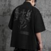 Custom Oversized All-Over Print Camp Shirt - Style 2AA189 - product detail view 2 Custom Oversized All-Over Print Camp Shirt - Style 2AA189 - product detail view 2