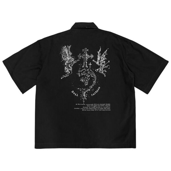 Custom Oversized All-Over Print Camp Shirt - Style 2AA189 - product detail view 5 Custom Oversized All-Over Print Camp Shirt - Style 2AA189 - product detail view 5