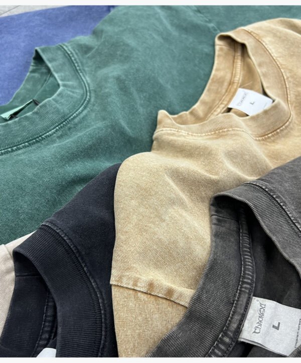 Custom 275 GSM Acid-Wash Oversized T-Shirt - Style 949B22 - product detail view 11