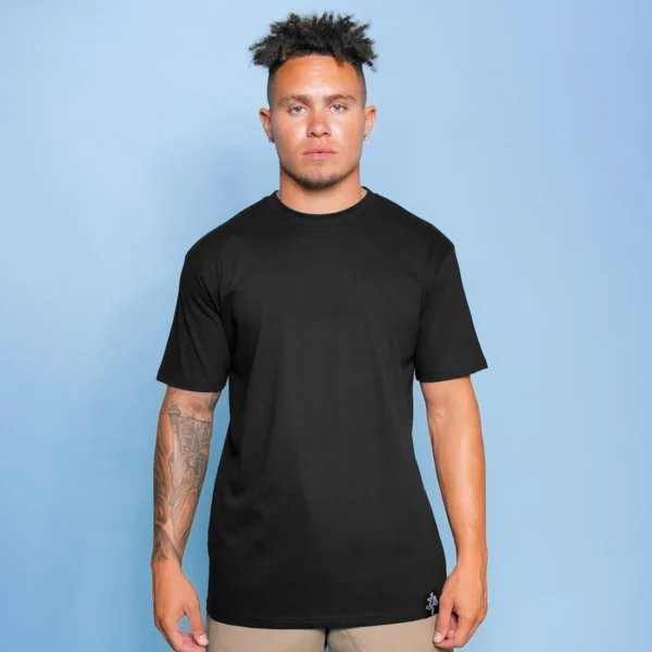 Custom Black Panel-Registered Graphic T-Shirt - Style FFF1C0 - product detail view 2 Custom Black Panel-Registered Graphic T-Shirt - Style FFF1C0 - product detail view 2