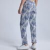 Custom Blue All-Over Print Straight-Leg Cotton Jeans - Style 781065 - product detail view 5