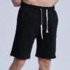 Custom Drawstring Raw-Hem Streetwear Shorts - Style 1B874B - product detail view 5