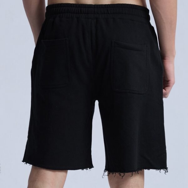 Custom Drawstring Raw-Hem Streetwear Shorts - Style 1B874B - product detail view 6