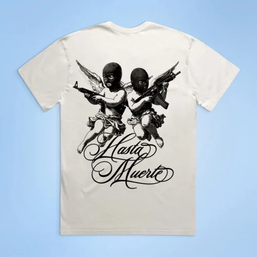Custom Angel Graphic Oversized T-Shirt - Style 8E35B2