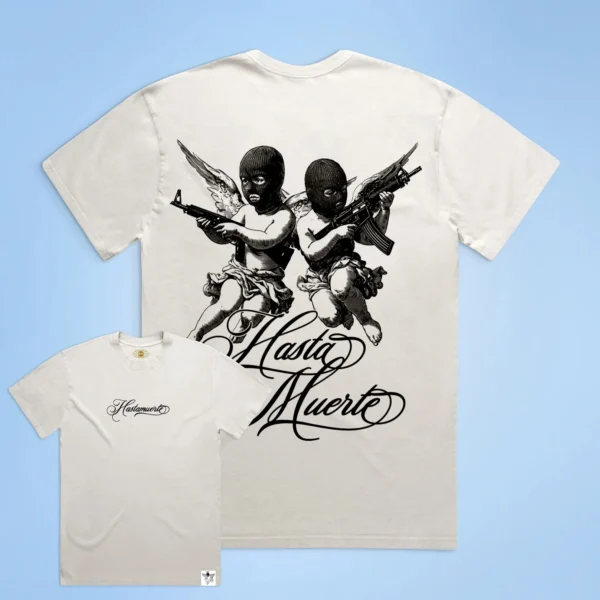 Custom Angel Graphic Oversized T-Shirt - Style 8E35B2 - product detail view 3 Custom Angel Graphic Oversized T-Shirt - Style 8E35B2 - product detail view 3