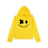 Custom Orange Loose-Fit Face Applique Hoodie - Style 8CCA8E - product detail view 3