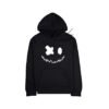 Custom Orange Loose-Fit Face Applique Hoodie - Style 8CCA8E - product detail view 4